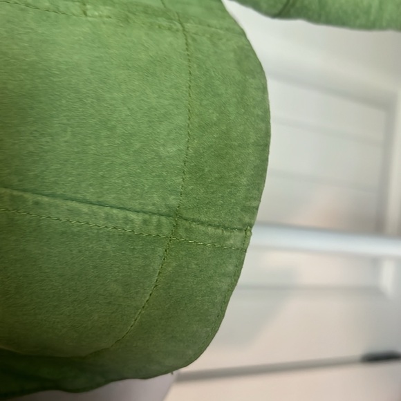 Live a‎ Little Lime Green Suede Blazer. - Picture 9 of 13